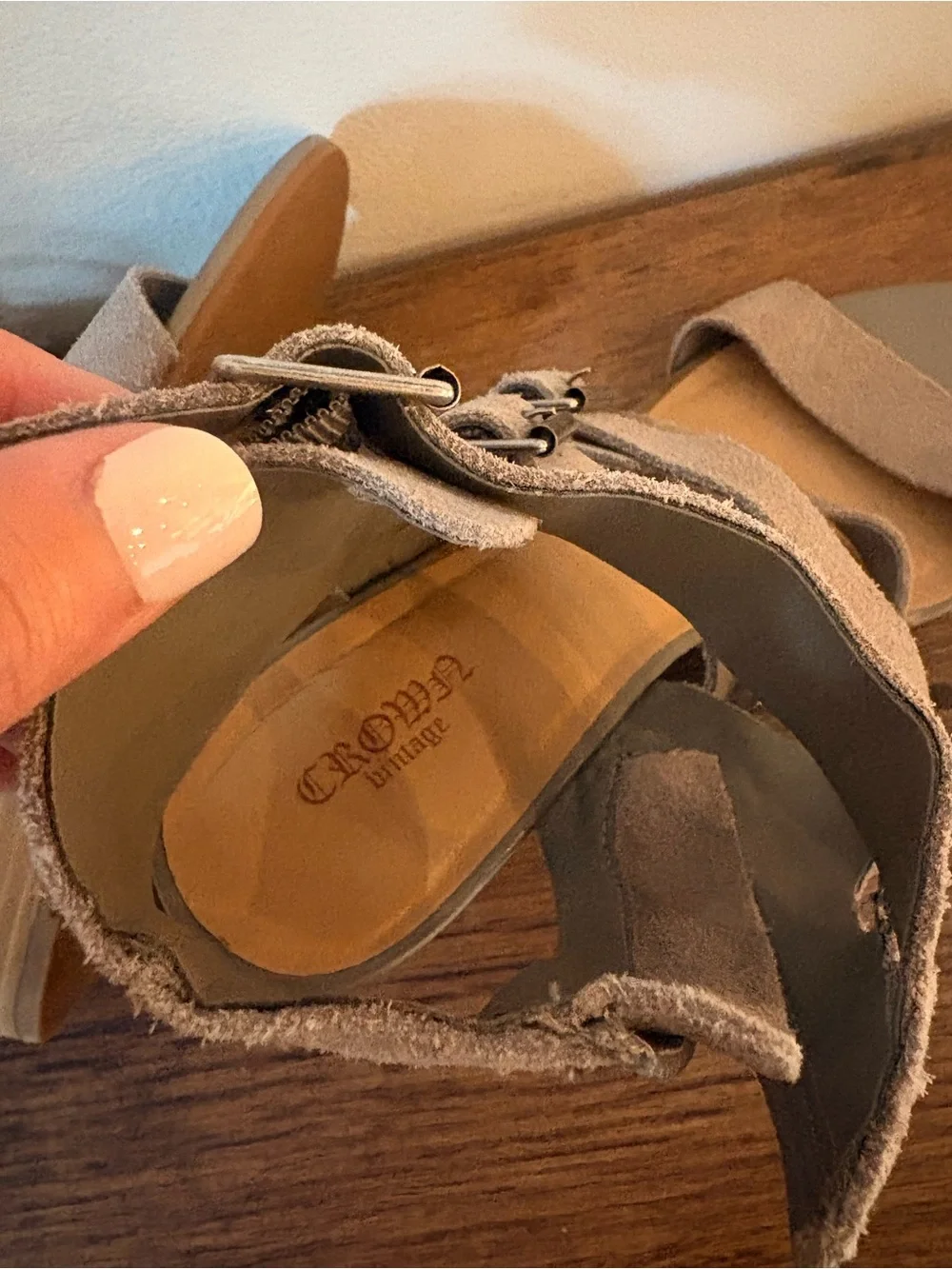Cute strappy wedges